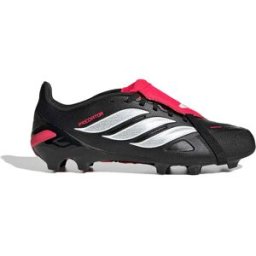 Adidas Chaussures De Football Junior Predator League Fold-over Tongue Fg Core Black / Ftwr White / Lucid Red EU 38 2/3 Garçon,Fille