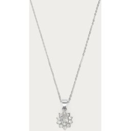 Collier Vintage avec strass transparents My Jewellery Argenté One size femme