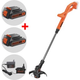 Black & Decker ST182320-QW - Coupe-bordure à batterie 18V 2Ah + une batterie 18V 2Ah offerte