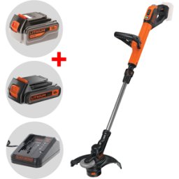 Black & Decker STC1840EPC-QW - Coupe-bordure à batterie 18V 4Ah + une batterie 18V 2Ah offerte