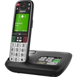 Siemens Gigaset EASY 500 Téléphone sans fil pour séniors avec émetteur dappel durgence écran couleur noir