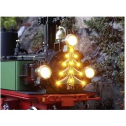 Massoth 8129590 Weihnachtsbaum Eclairage extérieur éclairage permanent avec LEDs Convient pour (modélisme ferroviaire): bâtiment 1 set