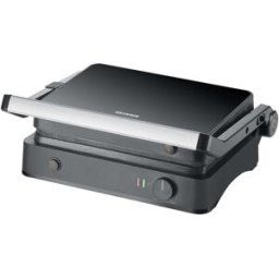 Severin SEVINI Lite KG 2398 table Grill à contact réglage de la température en continu noir,argent