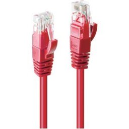 LINDY 48033 RJ45 Câble réseau, câble patch CAT 6 U/UTP 2.00 m rouge 1 pc(s)
