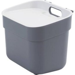 Curver READY TO COLLECT Biomülleimer [5L], dunkelgrau 252032 Poubelle vert foncé 1 pc(s)