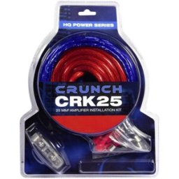 Crunch CRK25 Set de connexion pour ampli HiFi auto 25 mm²