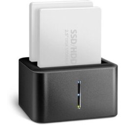 AXAGON ADSA-D25 USB 3.1 (Gen 1) SATA 6 Gb/s Station daccueil pour disque dur 2.5 pouces avec fonction clonage