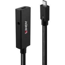 LINDY Câble USB-C USB 3.2 Gen2 USB-C® mâle, USB-C® femelle 5.00 m noir 43364
