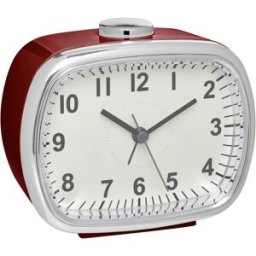 TFA Dostmann 60.1032.05 à quartz Réveil rouge Heures de réveil 1 grand écran