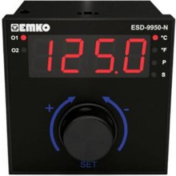 Emko ESD-9950-N.2.20.0.1/02.00/0.0.0.0 Régulateur de température Pt100, S, R, K, J (L x l x H) 110 x 96 x 96 mm