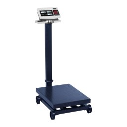 Balance plateforme - 600 kg / 0,1 kg - 40 x 30 cm - à roulettes - avec écran LCD
