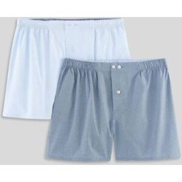 MONOPRIX Lot de 2 caleçons fantaisie en coton BIO GOTS XXL