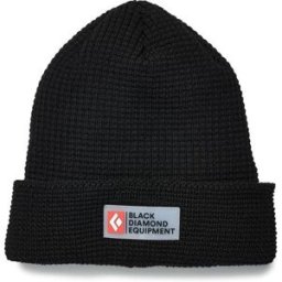 Bonnet BLACK DIAMOND DOUBLE WAFFLE BEANIE (Black) Taille unique