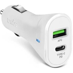 Sbs Mobile Chargeur De Voiture Usb 2.1/usb C White One Size unisex
