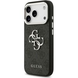 Guess Coque De Téléphone 4g Big 4g Classic Logo Iphone 17 Pro Max Black Silver One Size unisex