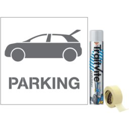 Kit Aérosols et Pochoir Parking drive