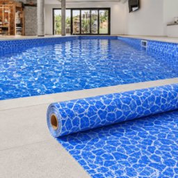 RENOLIT ALKORPLAN Liner PVC armé 150/100e verni Imprimé Alkorplan 3000