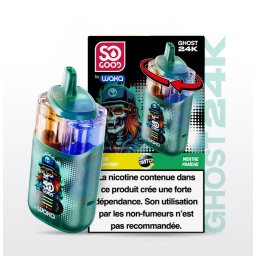 Puff So Good Ghost 24k Citron Vert et Menthe Fraîche 18mg Nicotine (100% légale)