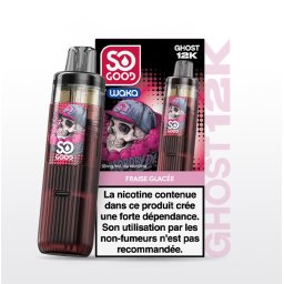 Puff So Good Ghost 12k Fraise Glacée 18mg Nicotine (100% légale)