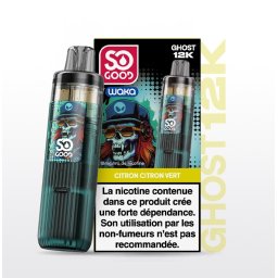 Puff So Good Ghost 12k Citron Citron Vert 18mg Nicotine (100% légale)