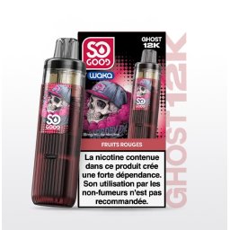 Puff So Good Ghost 12k Fruits Rouges 18mg Nicotine (100% légale)