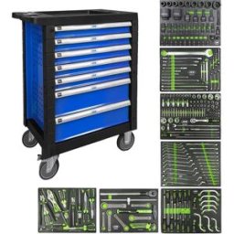 Jbm Servante D´atelier à 7 Tiroirs Pour Camion Spécial Blue One Size