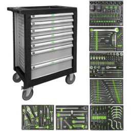Jbm Servante D´atelier à 7 Tiroirs Pour Camion Spécial Grey One Size