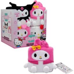 Hello Kitty and Friends HELLO KITTY Hello Kitty, Peluche Cubeez, 10 cm3, Modèle My Melody, Pour les enfants dès la naissance, HKT203