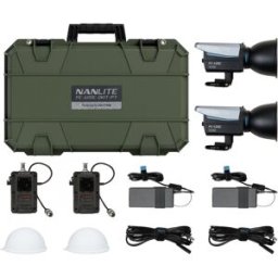 Kit d'éclairage NANLITE FC-120C 2KIT-PT