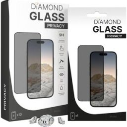 PT LINE Diamond Glass Anti-Static Verre de protection décran Apple iPhone 16 Pro, IPhone 17 1 pc(s) protection latérale contre les regards 234590