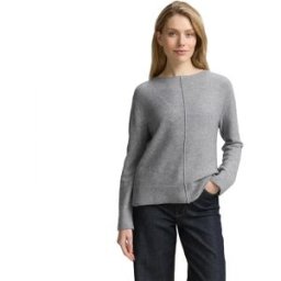 Tom Tailor Pull 1047673 Medium Silver Grey Melange XL Femme