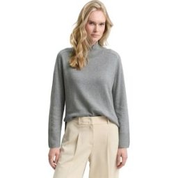Tom Tailor Pull 1047698 Medium Silver Grey Melange L Femme