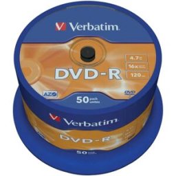 Verbatim 4.7gb 16x Vitesse Dvd-r 50 Unités Matt Silver One Size unisex