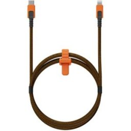 Telco Accessories Câble Usb-c Vers Lightning Cxx2002 Black / Orange One Size unisex