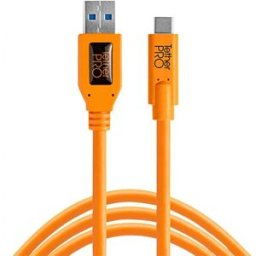 Tether Tools Câble Usb-a Vers Usb-c 3.0 4.6 M Orange One Size unisex