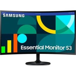 Samsung Écran Incurvé Essential S3 S36gd S27d364gau 27´´ Full Hd Va Lcd 100hz Black One Size unisex