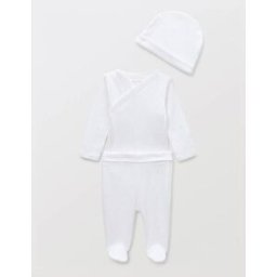 BOUT'CHOU Set 3 pièces en côtes : body, legging et bonnet en coton BIO GOTS 0 mois
