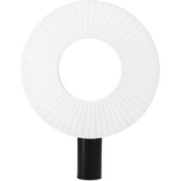 Dix Heures Dix - Lampe de table Iris - Blanc - Tissu acrylique plissé - Designer Fabrice Berrux