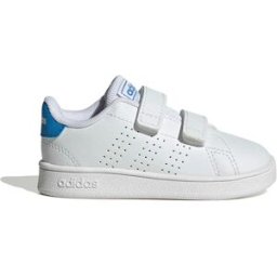 Adidas Baskets Pour Bébé Advantage Lifestyle Court Two Hook-and-loop Ftwr White / Ftwr White / Lucid Ray Blue EU 27 Garçon,Fille