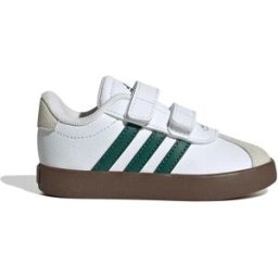 Adidas Baskets Pour Bébé Vl Court 3.0 Ftwr White / Collegiate Green / Gum 5 EU 23 Garçon,Fille
