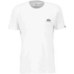 Alpha Industries T-shirt à Manches Courtes Basic Small Logo 2 Unités White XL Homme
