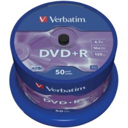 Verbatim Dvd+r 4.7gb Unités 16x 50 Matt Silver One Size unisex
