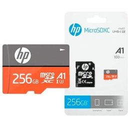 HP Carte Mémoire Avec Adaptateur Microsdxc 256gb Uhs-i U3 Red / Grey Black One Size unisex