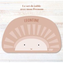 Charlie et Suzie Set de table Paloma soleil personnalisable