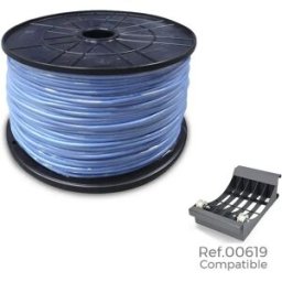 Edm Câble Spiralé Flexible 1.5 Mm 1000 M Blue One Size