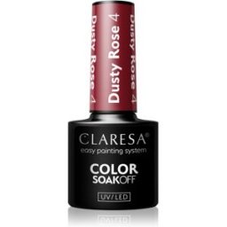 Claresa SoakOff UV/LED Color Dusty Rose vernis à ongles gel teinte 4 5 g