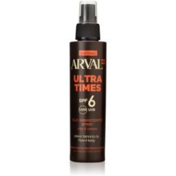 Arval Half Times Ultra Times SPF 6 huile solaire visage et corps 125 ml