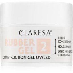Claresa Rubber Gel Construction Gel UV/LED vernis à ongles gel pour des ongles longs teinte 02 45 g