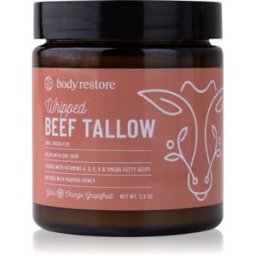 Body Restore Whipped Beef Tallow Balm Orange Grapefruit crème pour le corps nourrissante sans parfum 71 g