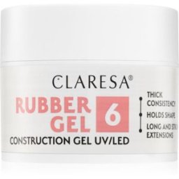 Claresa Rubber Gel Construction Gel UV/LED vernis à ongles gel pour des ongles longs teinte 06 45 g